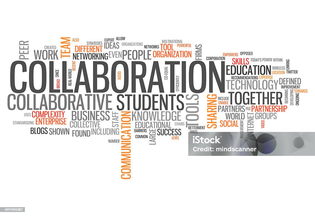 Wordcloud Example Image Collabs Word Cloud Collaboration Stock Illustration - Download Image Now ...