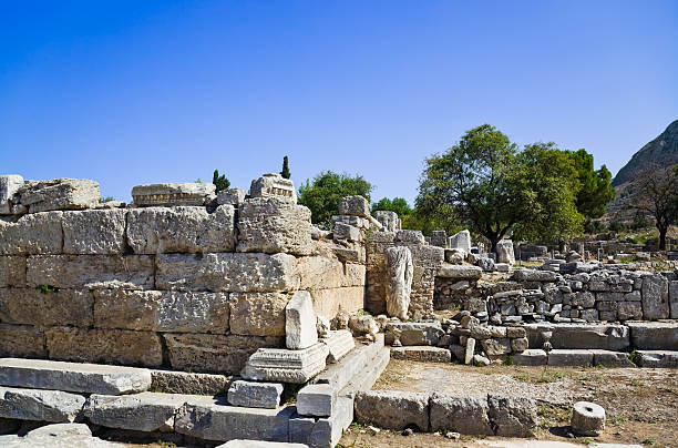 istock Ruins of temple in Corinth 497509132