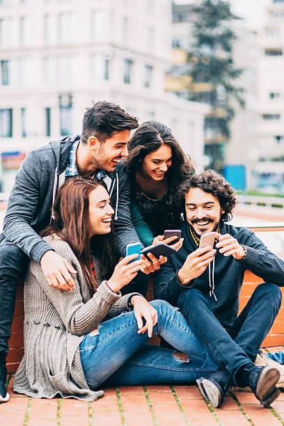 istock Surfing the net in the city 497509168