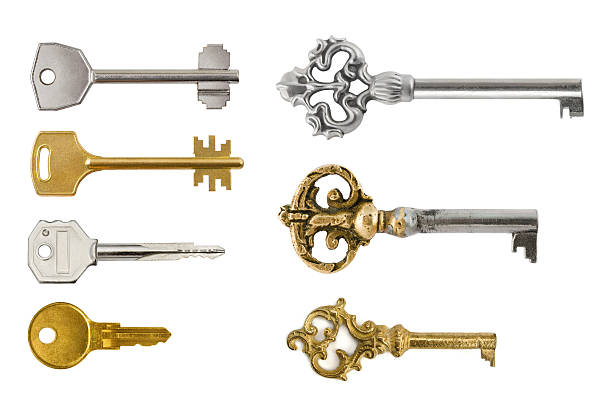 istock Set of retro and modern keys 497509512