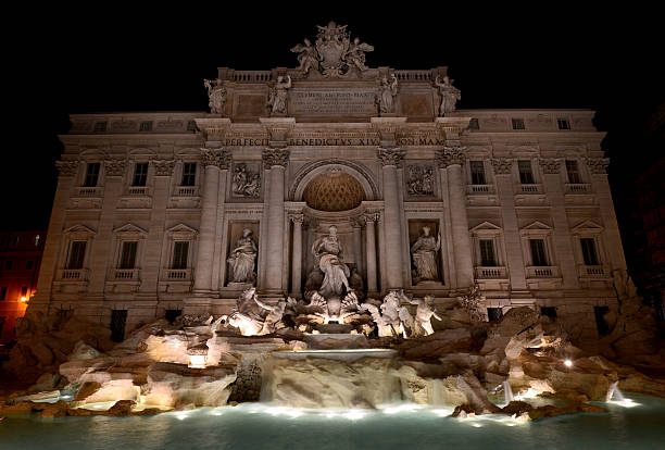 istock Trevi Fountain at night 497510386