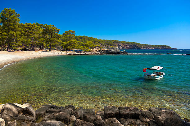 istock Beach at Phaselis in Antalya, Turkey 497510436