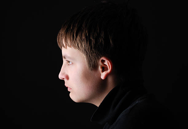 istock Profile of the sad boy 497510913