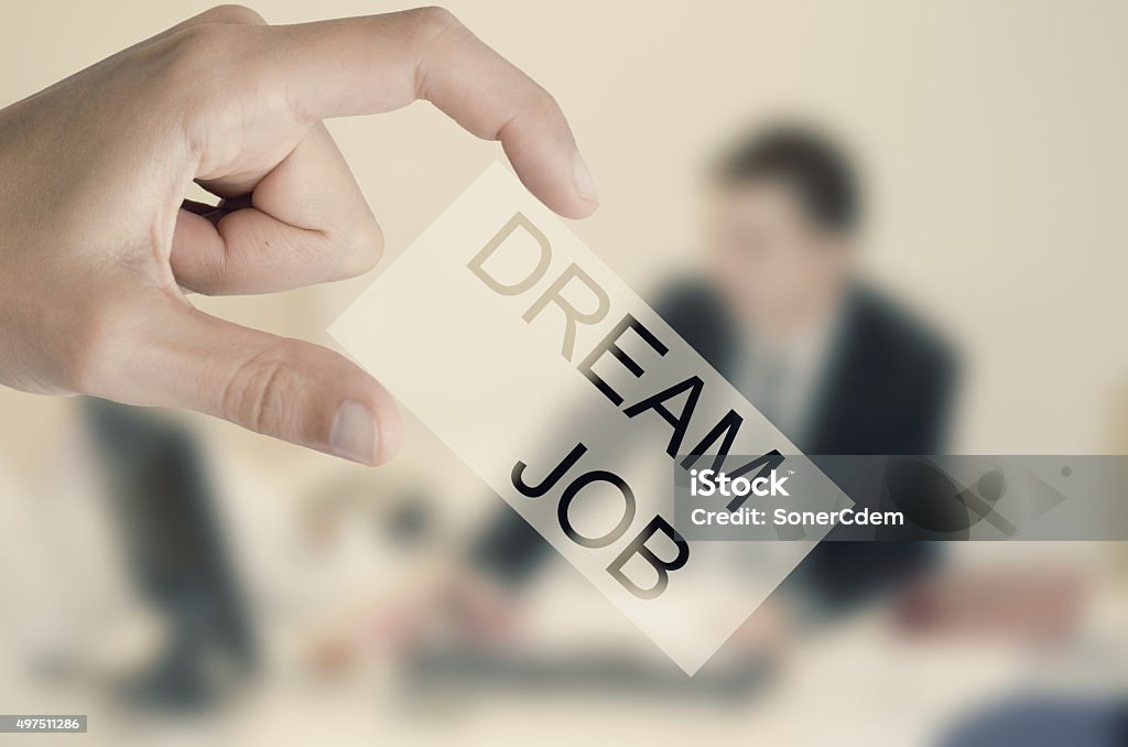 Image of job concept Dream Job Stock Photo