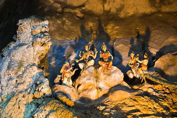 Statue of hindu god at Batu caves, Kuala-Lumpur, Malaysia