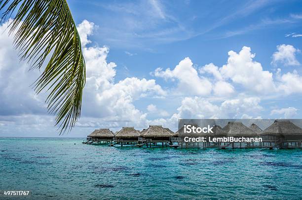 Luxury Overwater Bungalows Stock Photo - Download Image Now - Bungalow, Coastline, Horizontal