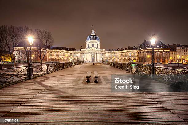 The Pont Des Arts Stock Photo - Download Image Now - Delaware - US State, Paris - France, Architectural Dome