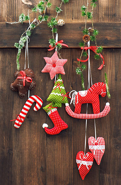 istock Christmas decoration over rustic wooden background 497512322