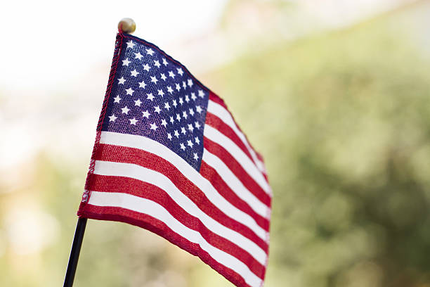 istock Closeup from an American Flag 497514041
