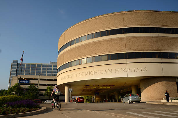 University of Michigan hospital 2014 stock photo