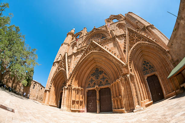 istock Lala Mustafa Pasha Mosque formerly St. Nicholas Cathedral. Famagusta, Cyprus 497514520
