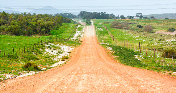 Gravel/Dirt Road on farmlands