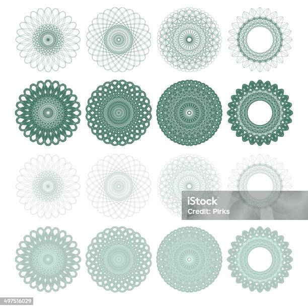 High Quality Rossete Vector Elements Stock Illustration - Download Image Now - Abstract, Award, Award Ribbon