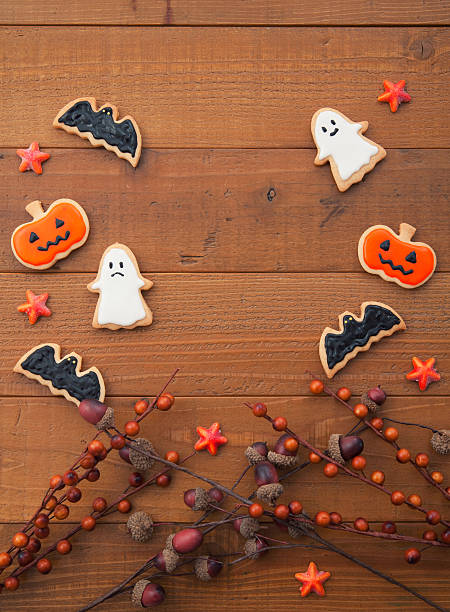 istock Halloween design which is decorated with a handmade cookie 497516362