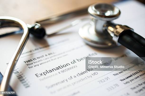 Medical Documents Stock Photo - Download Image Now - Benefits, Healthcare And Medicine, Medical Exam