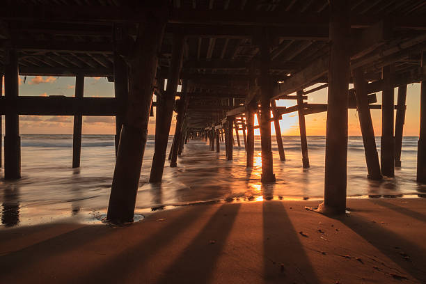 istock Under the San Clemente pier at sunset 497518228