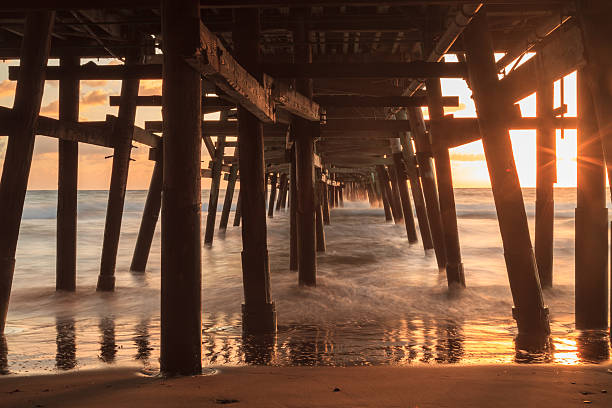 istock Under the San Clemente pier at sunset 497518326