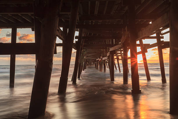 istock Under the San Clemente pier at sunset 497518488