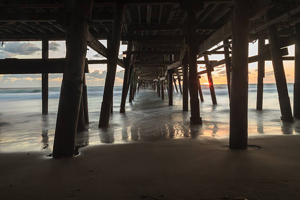 istock Under the San Clemente pier at sunset 497518960