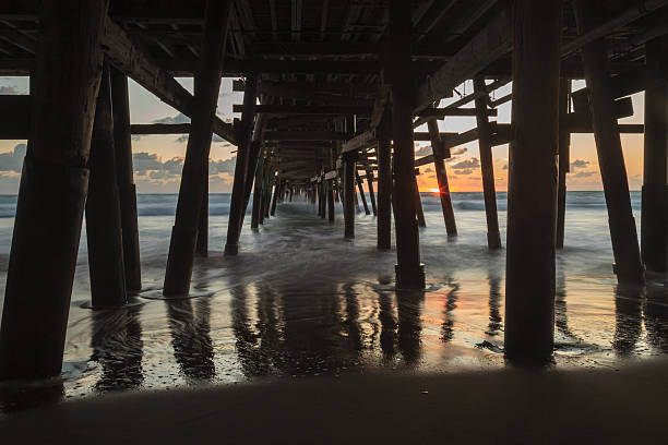 istock Under the San Clemente pier at sunset 497519418