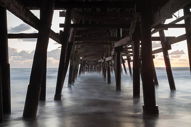 istock Under the San Clemente pier at sunset 497519608