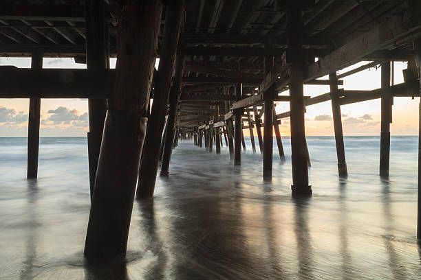 istock Under the San Clemente pier at sunset 497519678