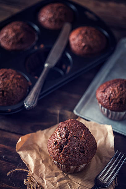 istock Delicious Homemade Chocolate Muffins 497522856