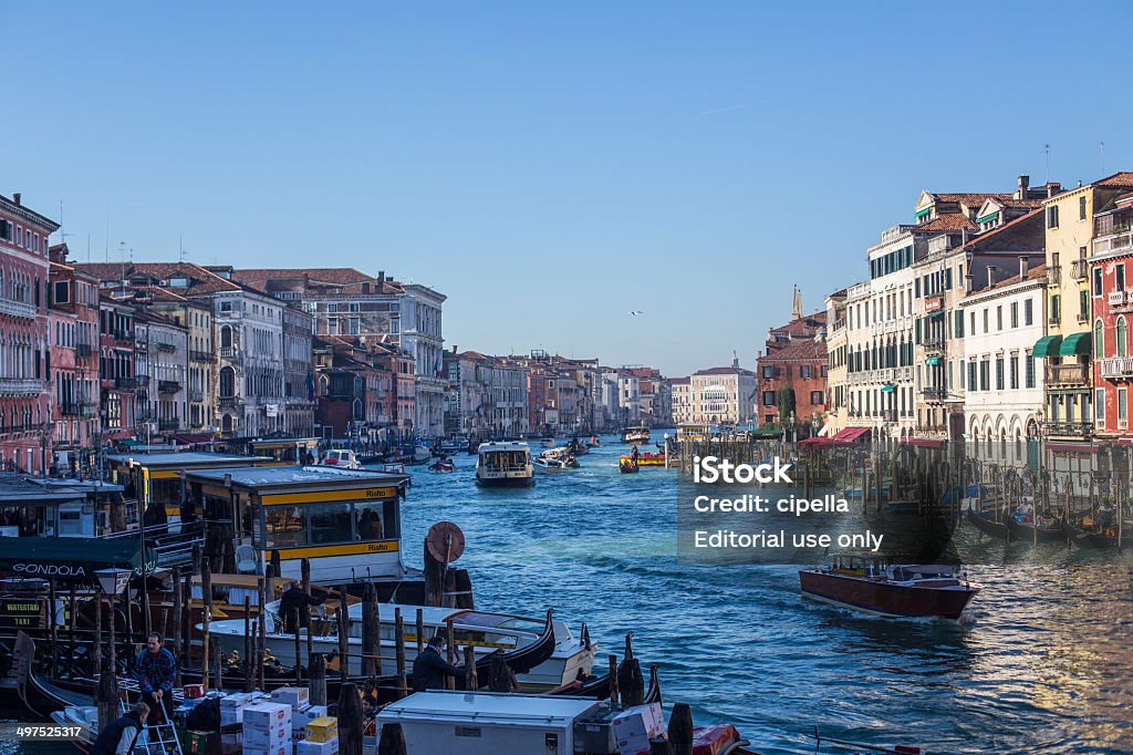 Grand canal - Lizenzfrei Accademia-Brücke Stock-Foto