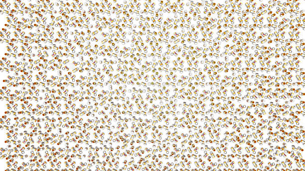 istock Bird's eye view of empty pill bottles 497526125