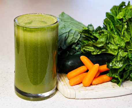 Green Juice with veggies. 