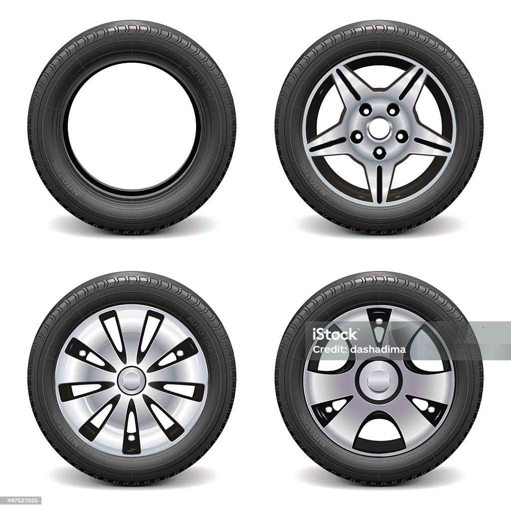 Vectr Wheel Vector Wheels Stock Illustration - Download Image Now - Black Color ...