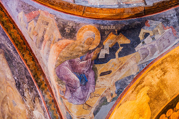 istock Chora Church Mural Detail 497527613