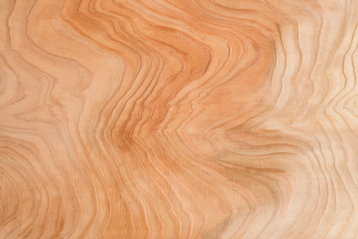 Beautiful plate of cedar wood