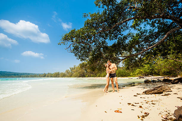 istock Young couple on Koh Rong 497535034