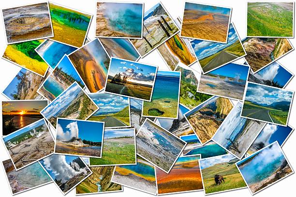 istock Yellowstone pictures collage 497536594