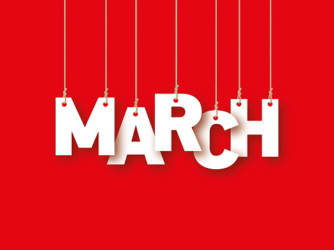 March word hanging on the ropes