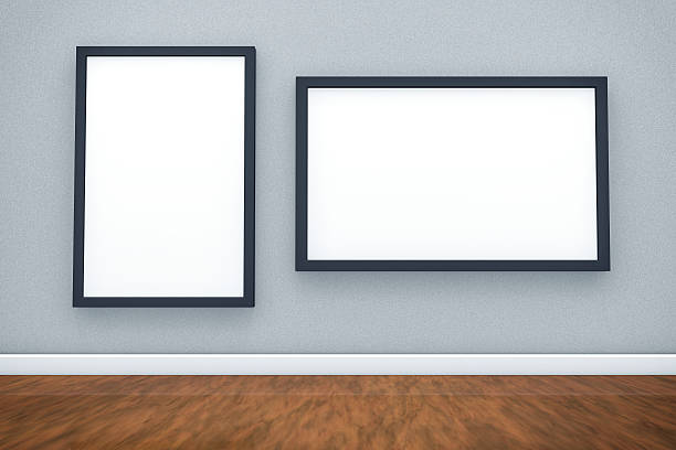 istock 3D Photography Museum Blank Space Background 497538300