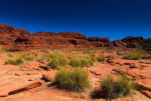 Australia outback landscape.