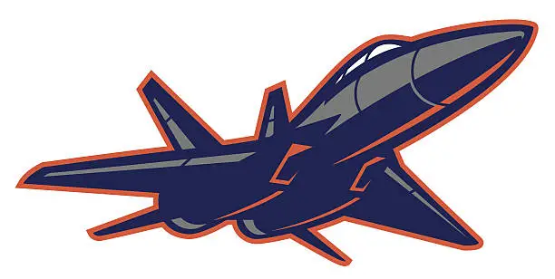 Vector illustration of Jet Fighter