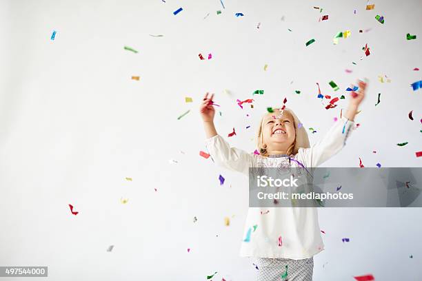 Holiday Excitement Stock Photo - Download Image Now - Child, Celebration, New Year