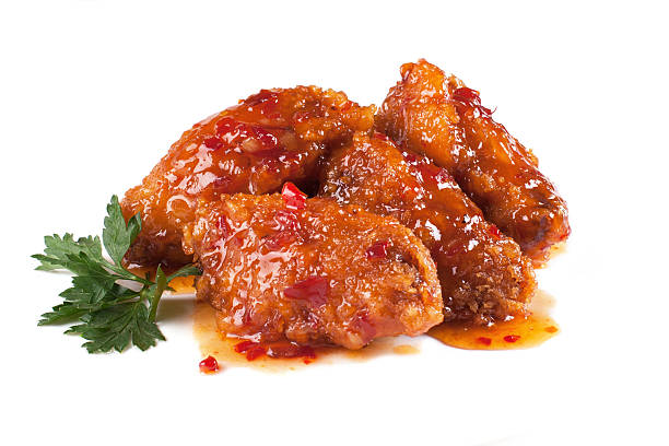 istock Spicy chicken wings - Stock image 497544038