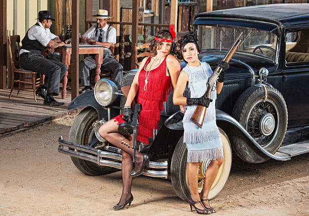 istock Sensual Female Gangsters 497544151