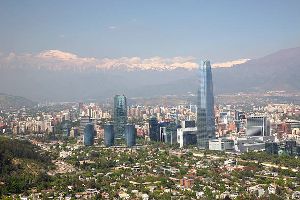istock Panoramic view of Santiago de Chile in South America 497544578