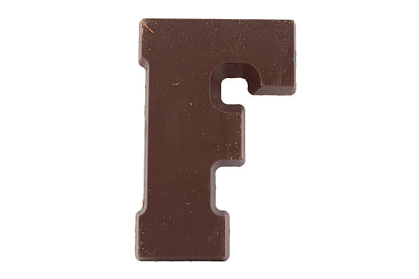 istock Chocolate alphabet - letter F 497545253