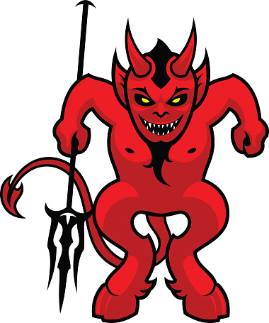 Red Devil Stock Illustration - Download Image Now - Devil, Red, Aggression  - iStock