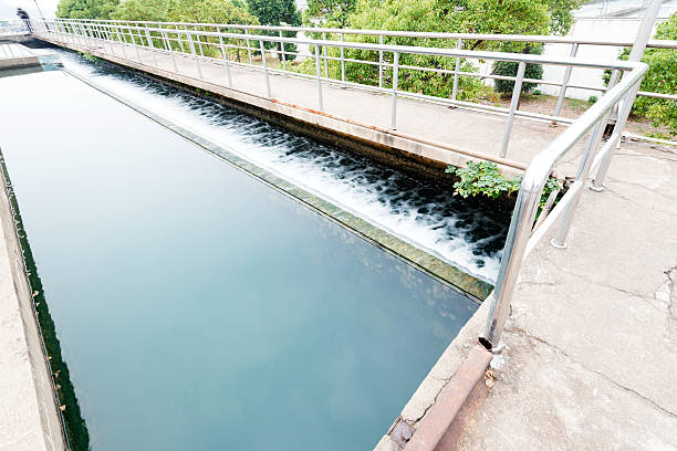 istock Modern urban wastewater treatment plant 497548313