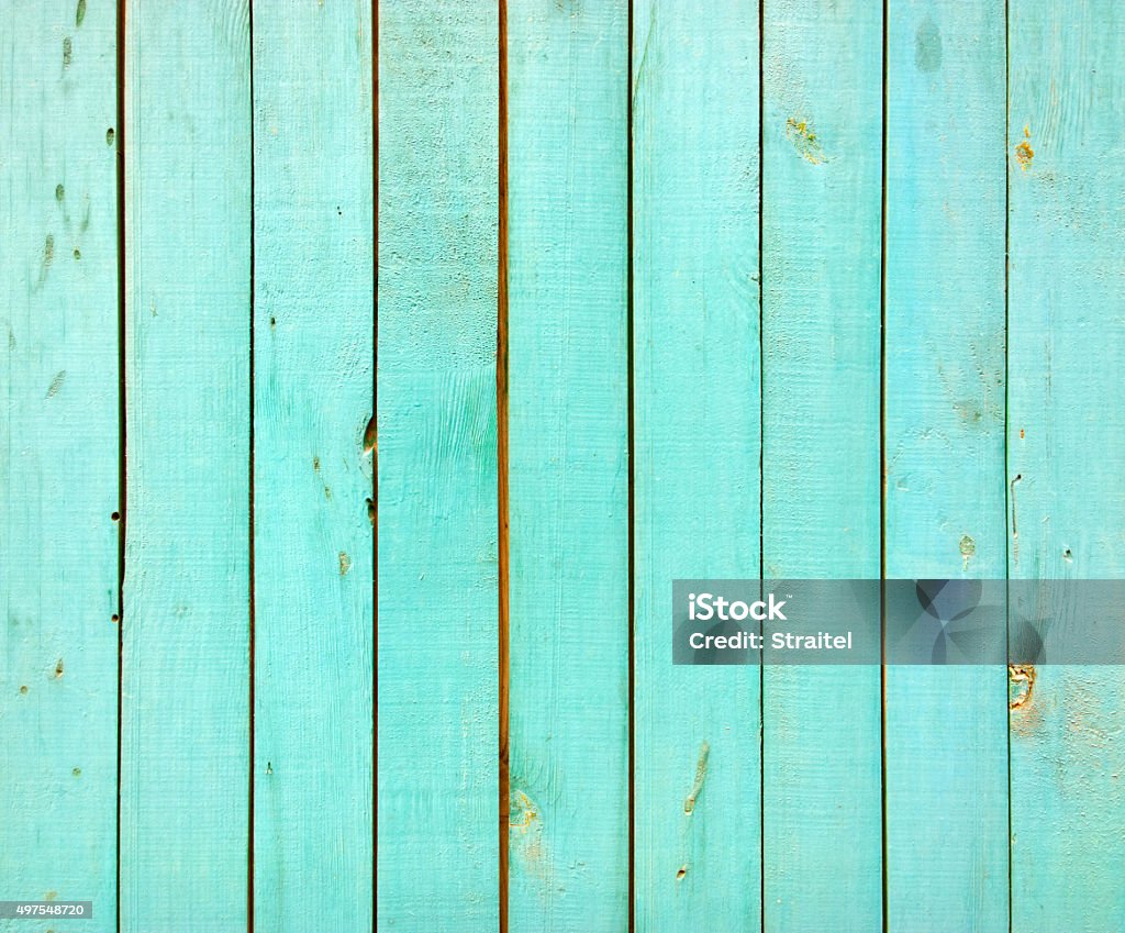 Painted fence. Photographed with mobile phone.  2015 Stock Photo