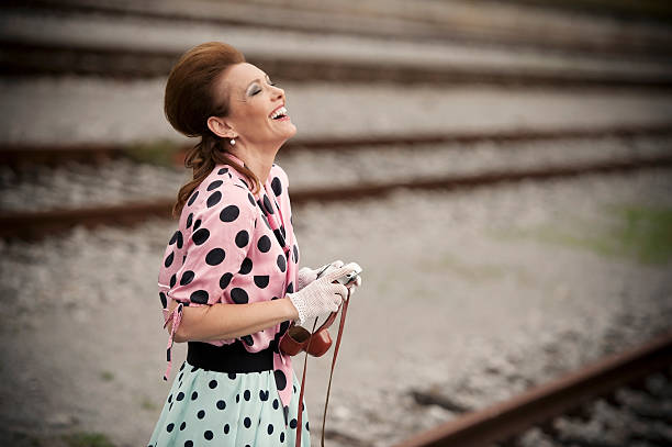 istock Retro Female Photographer 497548863