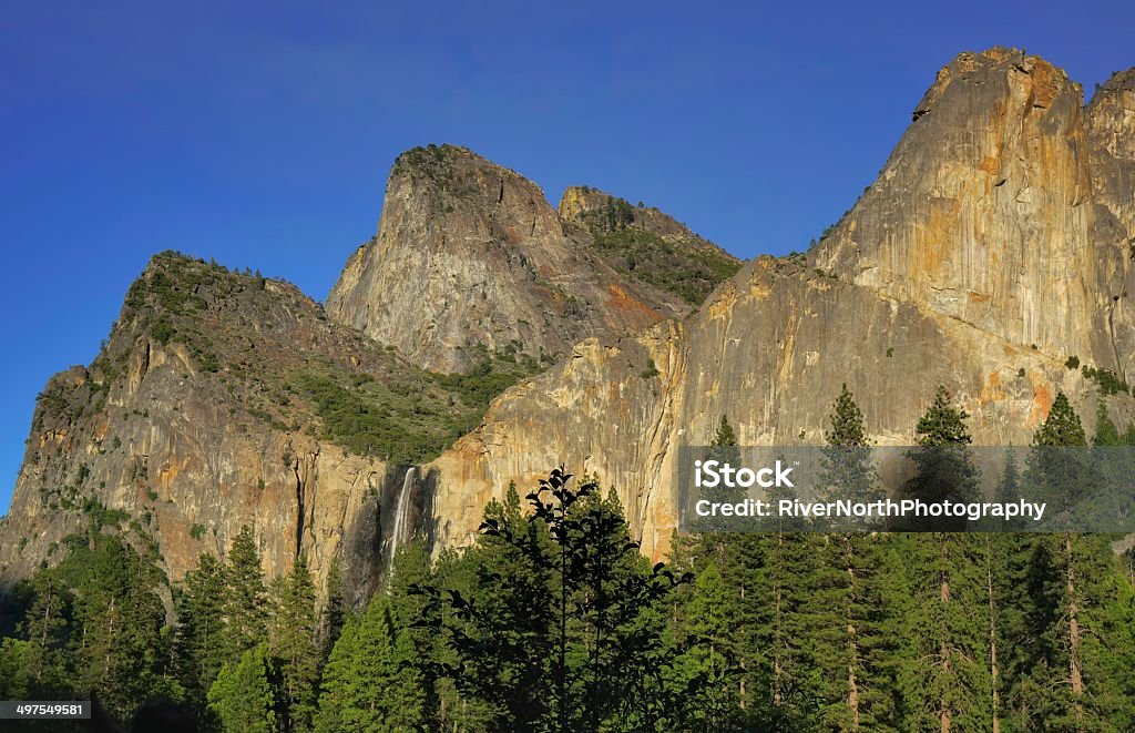 Yosemite National Park Beautiful scenic landscape of Yosemite National Park in California in afternoon light. Beauty In Nature Stock Photo