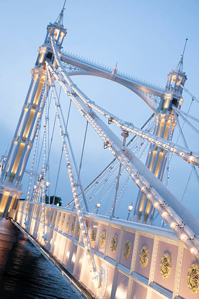 istock Albert Bridge; Chelsea; London 497550247